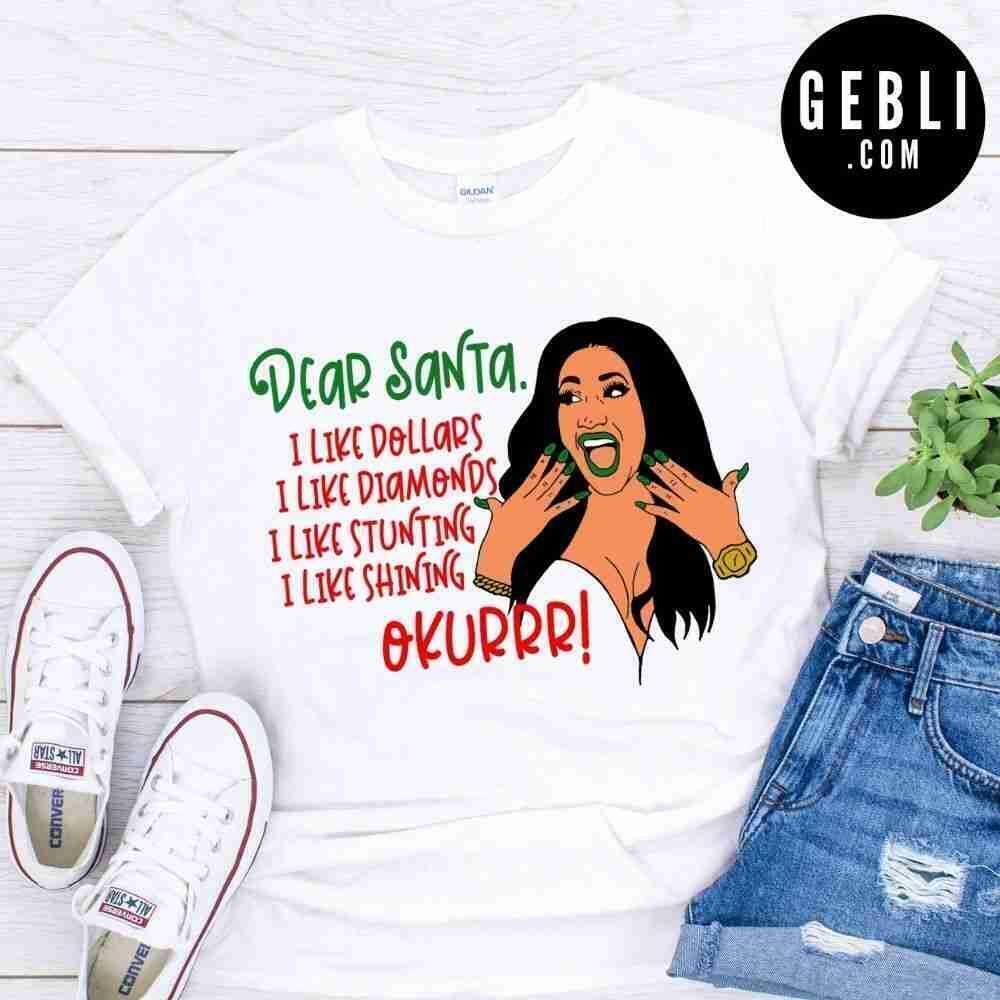 Dear Santa I Like Dollars I Like Diamonds Shirt